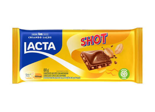 LACTA  TABLETE SHOT 80GRS